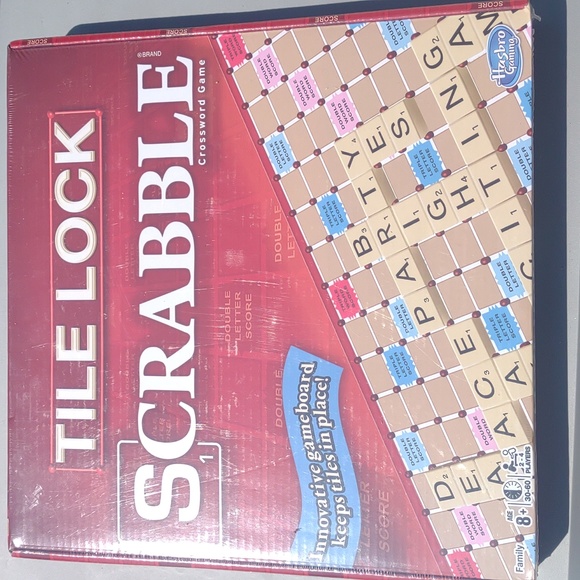 Hasbro Other - Tile Lock Scrabble Hasbro games innovative game board new sealed #1143 2017 ed.